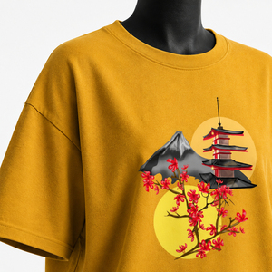 Camiseta Holgada con Estampado Floral para Mujer, Cuello Redondo, 100% Algodón Jersey, Manga Corta, Estilo Casual para Primavera/Verano - Product Image 6