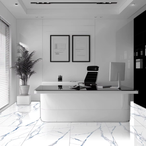 Azulejos Modernos de Porcelana Mate Sólida para Pisos y Paredes, Resistentes al Ácido, Antideslizantes, para Interiores de Hoteles, Villas y Apartamentos - Product Image 1