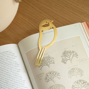 Stylish Copper <b>Bookmark</b> Wire Design Minimal Look Metal Page Marker Premium Reading Accessory Gift for Students Readers Office - Product Image 1