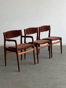 Chaise de salle à manger moderne en bois massif, fauteuil rembourré, chaise d'appoint en bois pour restaurant, hôtel, maison, salle à manger - Product Image 2