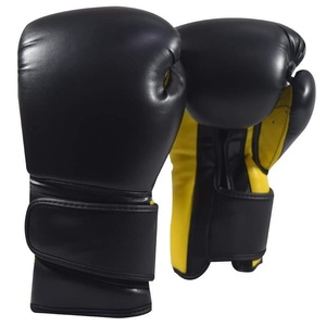Guantes de Boxeo Profesionales Clásicos de Cuero para Entrenamiento, Diseño de Dedos Completos, Resistentes al Viento, Cierre Ajustable con Gancho y Bucle, Personalizables - Product Image 1