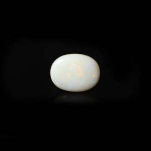 Natural Larimar Loose Gemstone 7.55 Carat Oval Cabochon for Fine Jewelry - Product Image 1