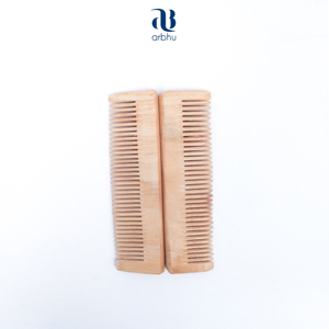 Peigne à barbe artisanal en bambou pour hommes, outil de toilettage en bois naturel, antistatique, biodégradable, pour coffrets cadeaux durables - Product Image 3