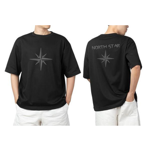 Conception Premium de haute qualité T-shirt noir décontracté pour hommes Vêtements d'été à la mode T-shirt en coton confortable et élégant T-shirt à manches courtes - Product Image 3