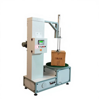 Machine d'emballage automatique à film étirable pour boîtes, à commande PLC, électrique et pneumatique, 220V, pour papier, plastique, bois, moteur, roulement