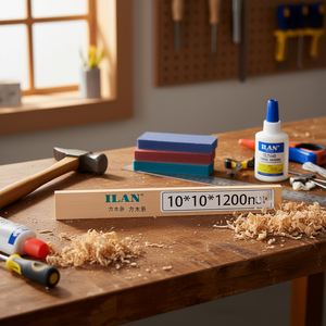 Listello di legno quadrato Ilan 10x10x1200mm per artigianato e progetti fai da te - Product Image 2