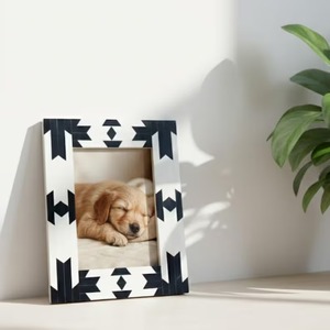Cadre photo en résine époxy de qualité supérieure, écologique, durable, impression personnalisée, finition transparente, design élégant pour table, fait main - Product Image 2