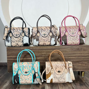 Sac à main en cuir véritable pour femme, modèle 2026, en cuir de vachette repoussé, sac bandoulière, sac fourre-tout, sacoche – Vente en gros directe usine - Product Image 5