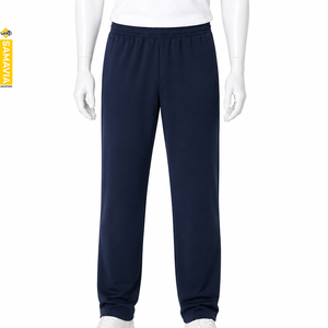 SAMAVIA Custom Knitted Corduroy <b>Elastic</b> <b>Waist</b> Polyester Casual Men's Pants & <b>Trousers</b> Quick Dry Breathable OEM ODM Manufacturer - Product Image 1