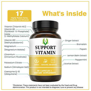 Cápsulas de vitaminas Premium Soporte metabólico multifuncional con CoQ10 para el Bienestar digestivo de la energía celular - Product Image 3