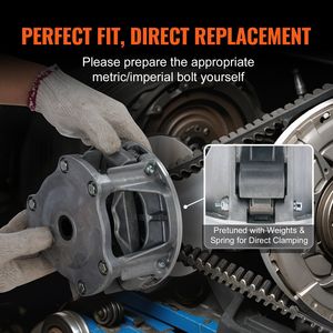 Gruppo Frizione Primaria per Polaris RZR 1000 2014-2023, Diametro 1.24 Pollici, Pesi e Molle di Ricambio per Kit Frizione e Accessori - Product Image 5