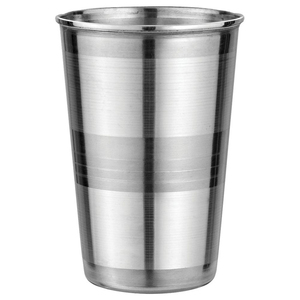 Ensemble de gobelets en acier inoxydable épais, verres incassables pour l'eau et les jus, finition miroir, tasse en métal antirouille - Product Image 5