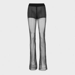Trendy Pants 2022 Summer Outfits men Mesh Skinny Stretch Leggings Women Clothing Women'S Pants & <b>Trousers</b> - Product Image 3