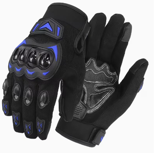Gants de moto respirants pour hommes, compatibles avec les écrans tactiles et à doigts entiers, pour la course et le vélo - Product Image 6