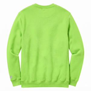 Sudadera con Capucha para Hombre, 100% Algodón, Verde Neón, Felpa Gruesa, Deportiva, 400g, Manga Larga, Formal, Lisa, Ropa de Otoño, Venta al Por Mayor - Product Image 2