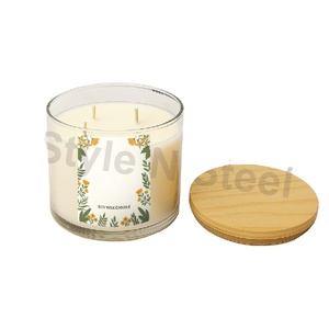 Vela en frasco BNB, cera de soja, hecha a mano, perfumada, decoración para el hogar, para Navidad, Pascua, cumpleaños, San Valentín, Año Nuevo Chino y Ramadán - Product Image 1