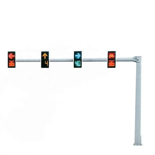 Factory Direct Customizable Steel Traffic Signal Light & CCTV Pole for Garden Street Smart Lighting System