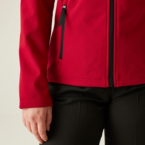 Chaqueta Softshell Personalizada para Mujer con Cuello Alto, Casual para Exteriores, Cierre Completo, Resistente al Viento, Bolsillos Utilitarios, Ligera y de Alto Rendimiento - Product Image 5