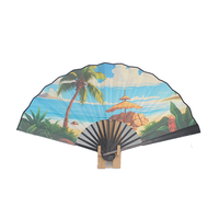 Kipas Bunga Bambu Pernikahan yang Dipersonalisasi dengan Logo Kustom, Seni Lipat Tradisional Tangan