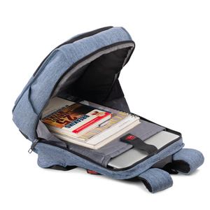 Casual Oxford Laptop <b>Backpack</b> with Water Resistance 20-39L Capacity Shoulder Straps Unisex Softback Zipper Closure - Product Image 5