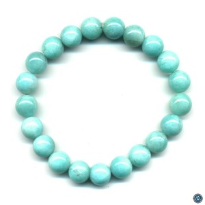 Bracelet en amazonite de pierres précieuses naturelles de qualité supérieure vente chaude pour hommes et femmes et pour le chakra de guérison en gros - Product Image 1
