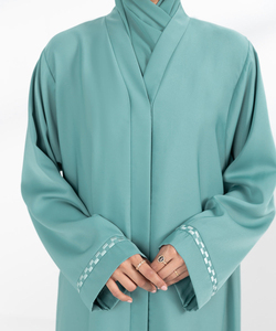 Abaya Classique Modeste pour Femme - Texture Lisse Respirante, Extensible dans les Quatre Sens, Coupe Ample, Longueur au Sol, Adaptée à Toutes les Saisons - Product Image 6