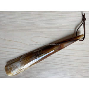 Chausse-pied en corne de taureau naturelle, fait à la main, sculpté, écologique, compact, pratique, léger, pour chaussures, voyage, usage quotidien - Product Image 6