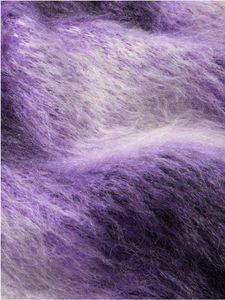 Suéter de mohair para hombre con textura cepillada y cuello redondo clásico para la comodidad en invierno, suéter de mezcla de mohair de punto suave para hombre - Product Image 3