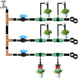 Raccord d'irrigation fileté en PP de 16 mm pour l'alimentation en eau, le drainage, l'arrosage des jardins, les applications agricoles et l'irrigation goutte à goutte - Product Image 1