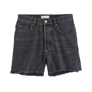 Nuevos shorts de mezclilla personalizados para hombre 2026, estilo urbano, patrón liso, casual, 100% algodón, secado rápido, cierre de botón, cintura media, corte recto. - Product Image 3