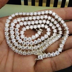 Collar de Eslabones Cubanos de Lujo con Plata de Ley 925 y Baño de Oro Rosa, Joyería Hip Hop Unisex, Regalo para Todos los Amantes - Product Image 4