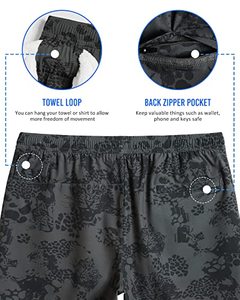 Pantalones cortos deportivos 2 en 1 para hombre, ligeros, para entrenamiento, gimnasio, correr, con bolsillo trasero con cremallera. - Product Image 4