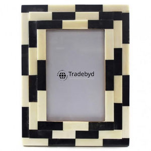 Marco de Fotos Decorativo Elegante con Incrustaciones de Hueso, Hecho a Mano, de Primera Calidad, Acabado Brillante, por Tradebyd - Product Image 2