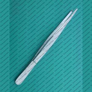 Pinces chirurgicales à tissus, 8 pouces, à 2 dents, à pointe dentée, en acier inoxydable allemand, certifiées CE - Product Image 5