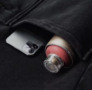 Sudaderas con capucha de gran tamaño sólido hombres mujeres alta calidad pulóver sudadera personalizada 100% algodón peso pesado lavado ácido carga bolsillo Sudadera con capucha - Product Image 6