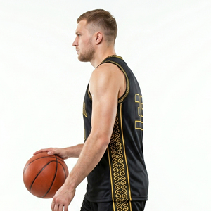 Camisetas de Baloncesto Sublimadas para Hombre, sin Mangas, con Número Personalizado, Cuello en V, Tallas Grandes, para Verano - Product Image 3