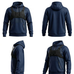 Sudadera Táctica con Bolsillos y Sistema de Correas Ajustables, Estilo Urbano y Deportivo - Product Image 6