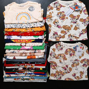 Camisetas de Verano para Niños Sin Químicos Nocivos, Lote de Excedentes de Diseños Surtidos, Proveedor Mayorista de Camisetas, Venta de Ropa de Bangladesh - Product Image 4
