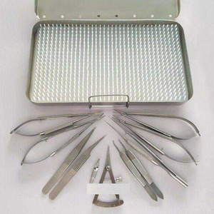 Ensemble de micro-chirurgie, porte-aiguilles micro, ciseaux, instruments micro-chirurgicaux manuels de qualité supérieure, certifiés CE classe II A - Product Image 2