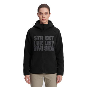 Chaqueta de Forro Polar con Bordado Personalizado de Fabricante, Chaqueta de Forro Polar Sherpa Premium con Cierre para Mujer, Chaquetas Sherpa al por Mayor para Mujer - Product Image 1