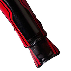 Protège-tibias personnalisés professionnels, durables, souples, légers et écologiques pour le kickboxing et le Muay Thai, en cuir PU, avec protection du tibia et du cou-de-pied - Product Image 6