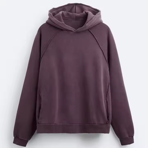 Sweat-shirt à capuche personnalisé pour homme, 350 g/m², en molleton, coupe oversize, style streetwear, avec logo personnalisé, fournisseur en gros - Product Image 2