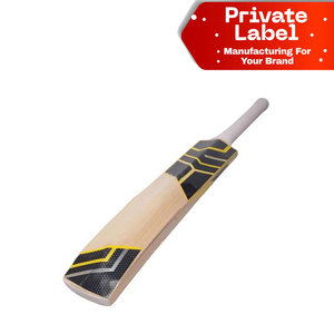 Bate de Críquet de Madera de Kashmir de Alta Calidad con Etiqueta Privada Personalizada, Mango Corto, Venta al por Mayor, Bate de Críquet de Madera de Kashmir para Hombre, Bola Dura - Product Image 1