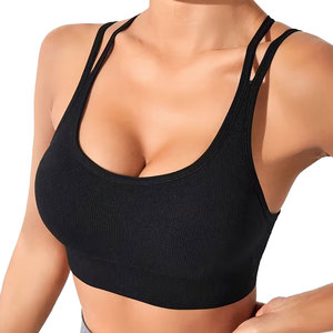 Soutien-gorge de sport haute performance pour filles, idéal pour le yoga et la course à pied, grandes tailles, logo frontal, respirant, séchage rapide, vêtements de fitness - Product Image 1
