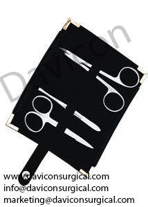 Kit d'outils de beauté de manucure avec pochette en cuir, Instruments de beauté, vente en gros, 9 pièces - Product Image 4