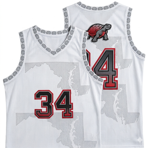 High Performance Custom Basketball Jerseys with Sublimation Printing Breathable Fabric Team Logo Name & Number - Product Image 1