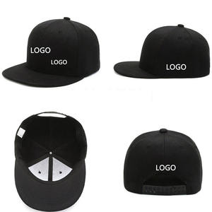 Casquette de baseball classique à visière plate, style snapback, ajustable, haut de gamme, couleur unie tendance, personnalisable avec logo - Product Image 2