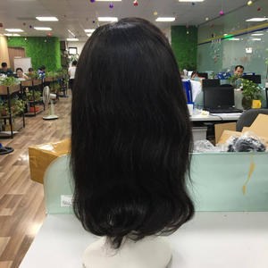 Pelucas delanteras de encaje recto vietnamita de alta calidad Extensiones de cabello humano estilo ondulado de grado Remy alineado con cutícula de mujer negra - Product Image 1