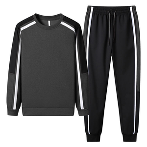Conjunto Deportivo de 2 Piezas para Hombre, Sudadera con Capucha y Pantalones de Felpa Transpirables, Corte Ajustado, con Logotipo Personalizado, para Gimnasio y Atletismo - Product Image 3