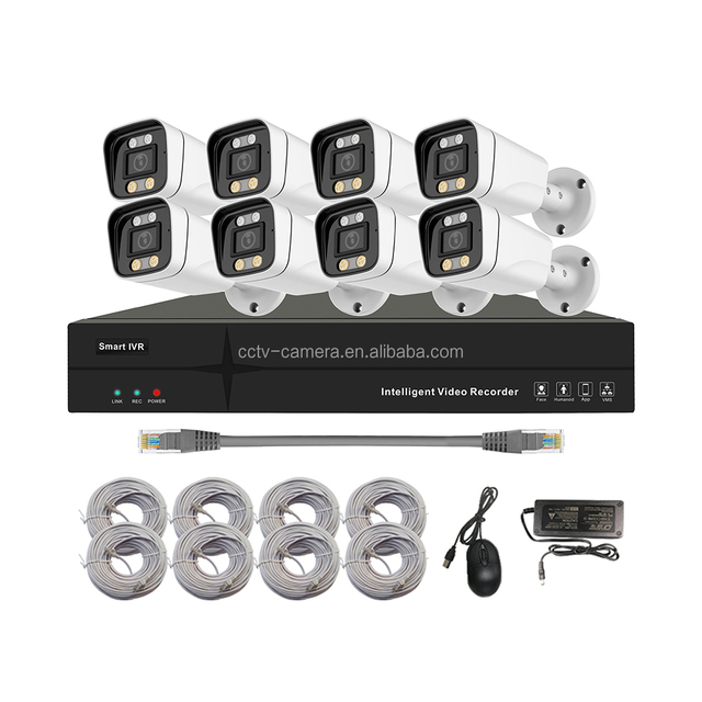8ch NVR Kit 1080P IP Camera System Outdoor Security Camera Systems